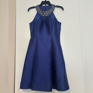 Adrianna Papell Royal Blue Dress Sz 4